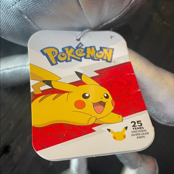 special edition 25th Anniversary silver metallic Scorbunny plush - Picture 2 of 4